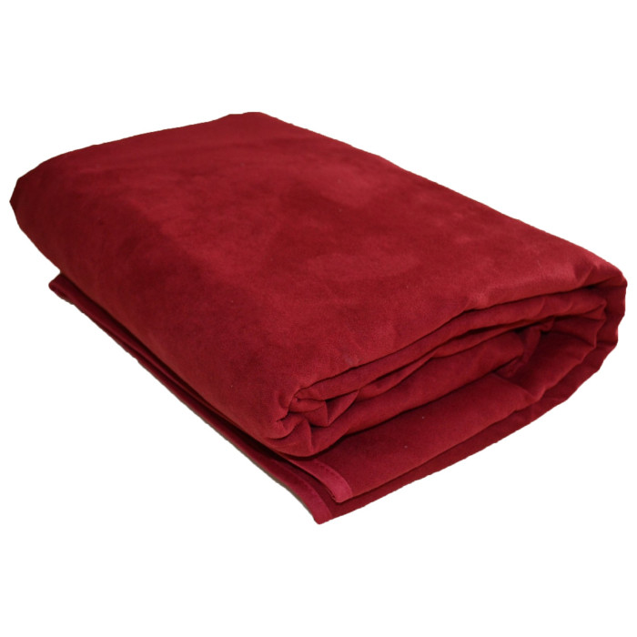Jeté de canapé Rouge Mauve 140x140 cm pas cher FABRIQUE EN FRANCE