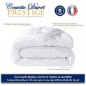 COUETTE DUVET luxe 220x240 ,80% Duvet Oie Blanc 20% Plumettes. Enveloppe 100% Coton percale 110 fils/cm², 400 g/m²