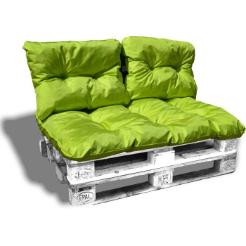 KIT COUSSINS PALETTE OUTDOOR complet 1 assise+3 dossiers 120*80 cm 2