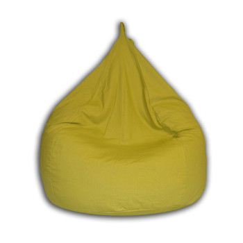 Poire pouf adulte  vert olive fabrication francaise
