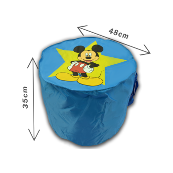 pouf BLEU  mickey mousse top model disney  2