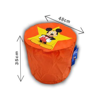 Pouf Orange Mickey Mouse top model Disney 2