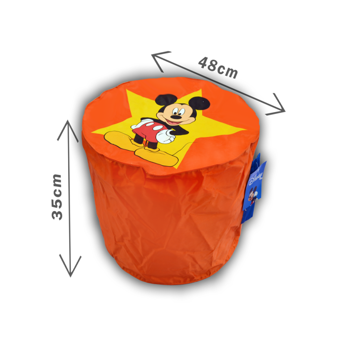 Pouf Orange Mickey Mouse top model Disney