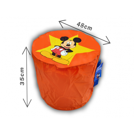 Pouf Orange Mickey Mouse top model Disney