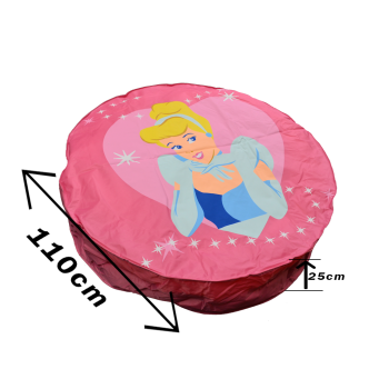 POUF disney princesse geant 110 cm de diametre couleur rose 2
