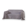Jeté de canapé gris beige 280*270 cm pas cher FABRIQUE EN FRANCE