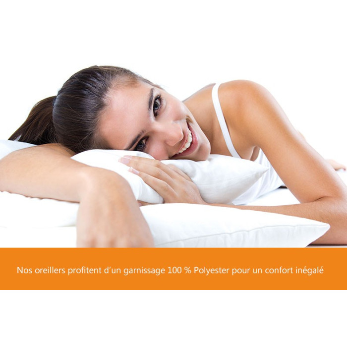 Un garnissage généreux en fibres de polyester apporte un confort incomparable