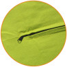 pouf poire adulte vert chartreuse coton fermeture