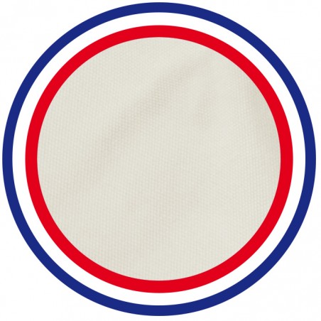 Coussin pour chaise blanc écru 100% coton fabriqué en France