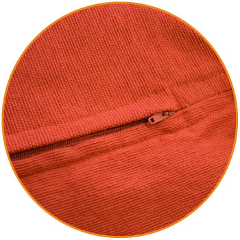 pouf carré orange cube 2