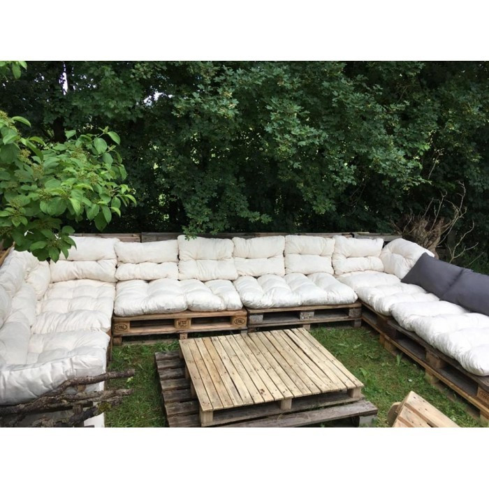 Kit coussins pour canape euro palettes 120x80...