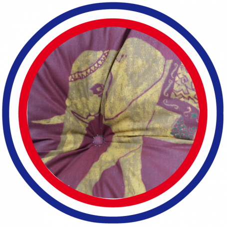 Coussin bain de soleil éléphant