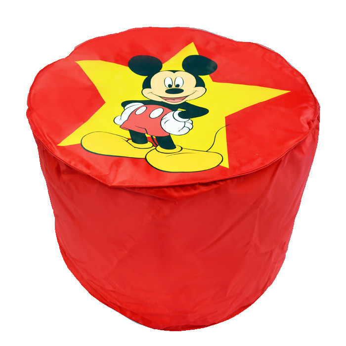 Pouf rouge Mickey Mouse ø 45 cm