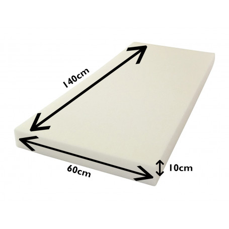 Plaque en mousse polyéther 140x60x10 cm