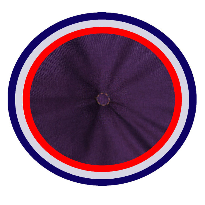 Coussin tapis matelas violet pour chien