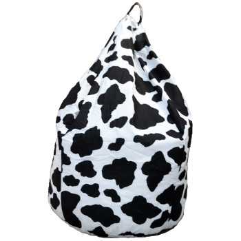 Pouf poire motif vache 2