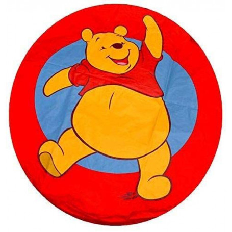 Housse pouf Winnie l'Ourson rouge