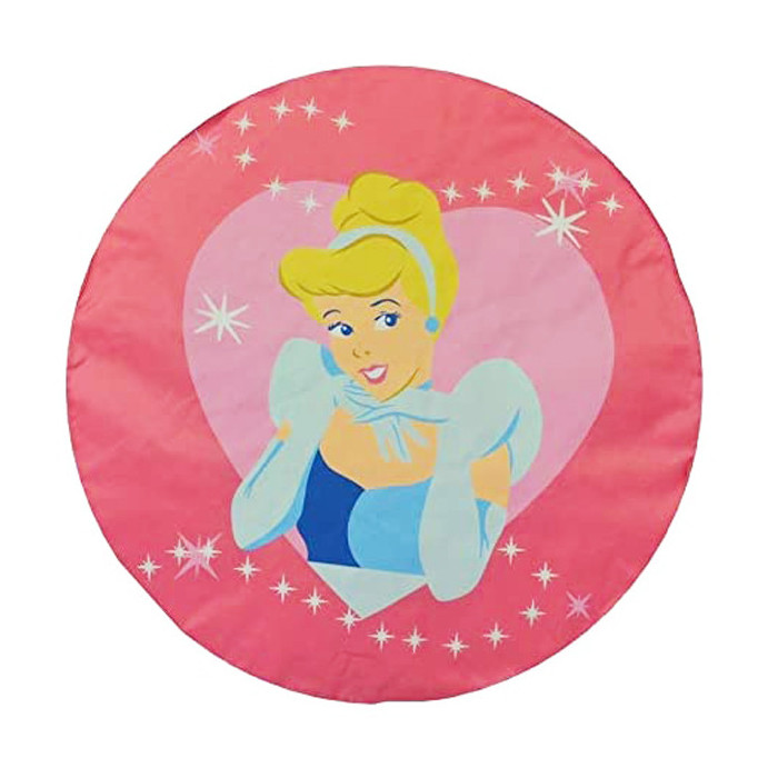 Housse pouf géant Disney Princess mauve
