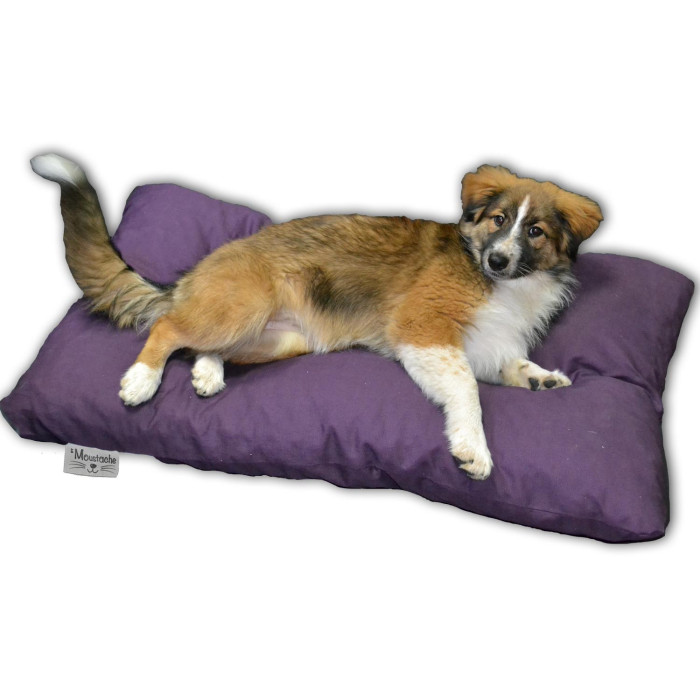 Coussin tapis matelas panier pour chien mauve...