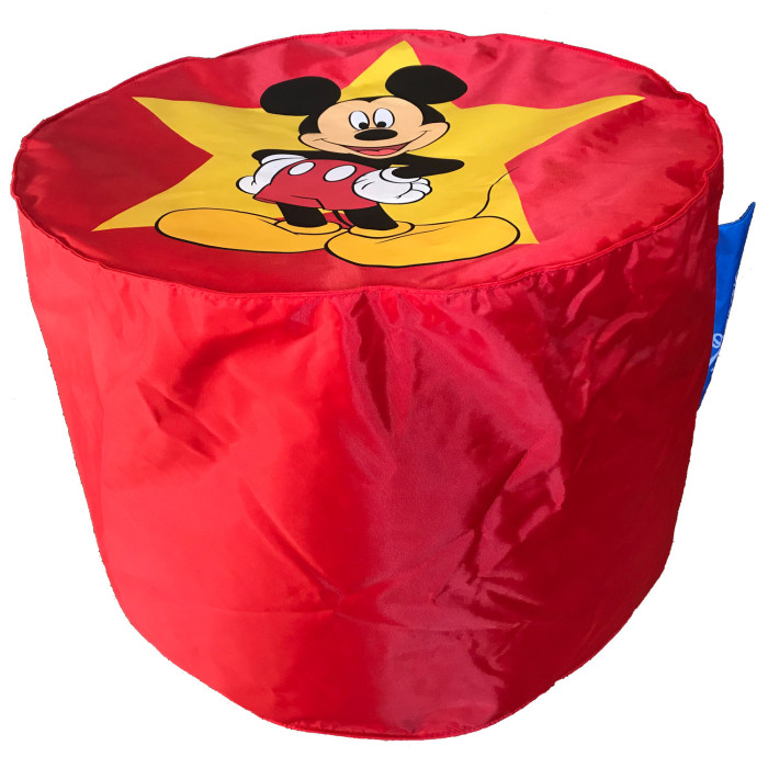 Pouf rouge Mickey Mouse ø 45 cm