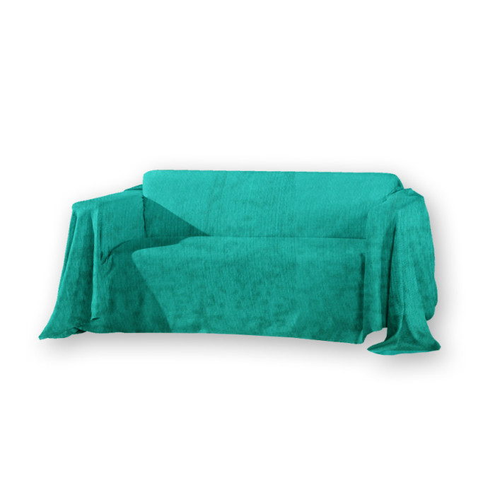 Jeté de canapé couleur vert 280x270 cm