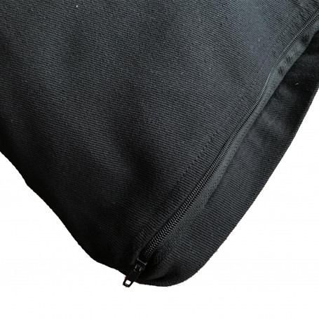 Housse pour coussin couleur noir