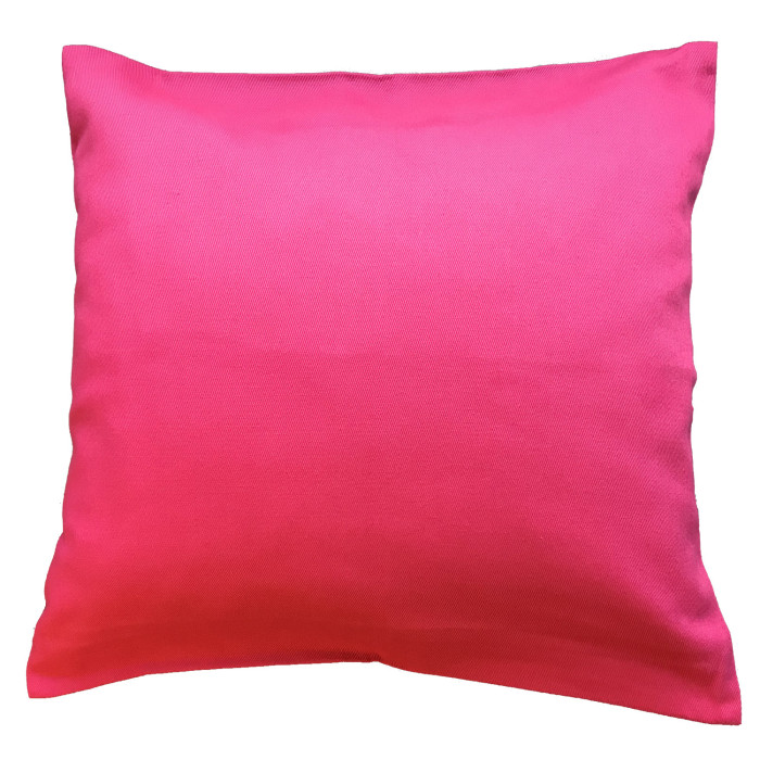 Housse pour coussin couleur fuchsia