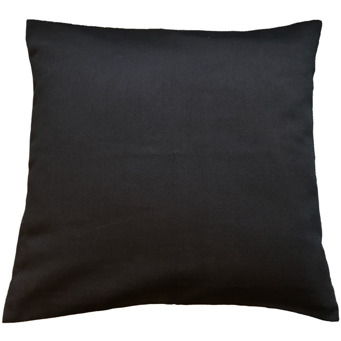 Housse pour coussin couleur noir