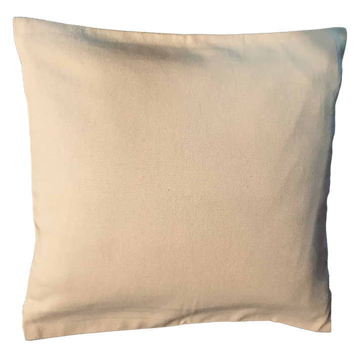 Housse pour coussin couleur lin