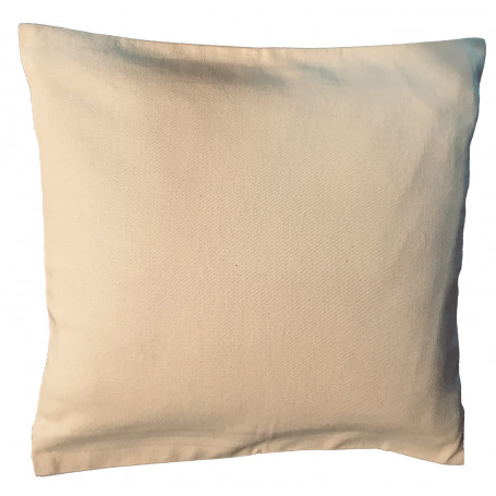 Housse pour coussin couleur lin