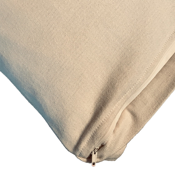 Housse pour coussin couleur lin