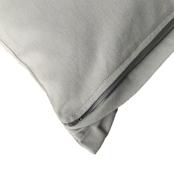 Housse pour coussin couleur gris