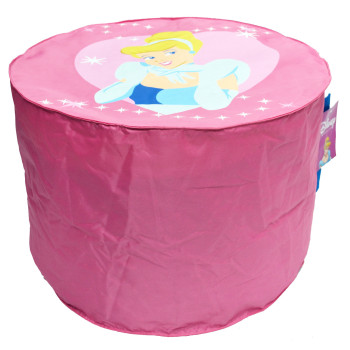 Choix B* - Pouf rose Princesse Disney ø 45 cm 2