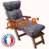 Choix B* - Coussin bain de soleil rose gris