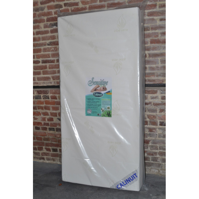 Matelas 90x190 cm aloe vera déhoussable