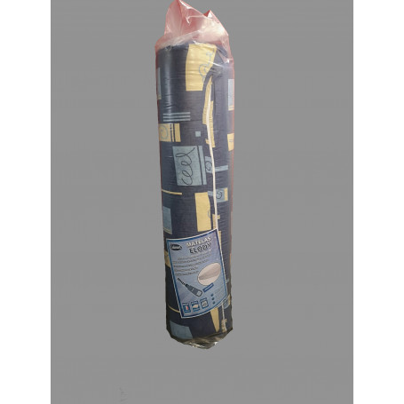 Matelas bleu avec motifs déhoussable