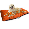 Choix B* - Coussin d'extérieur pour chien Ambre / Orange réversible 105x60cm