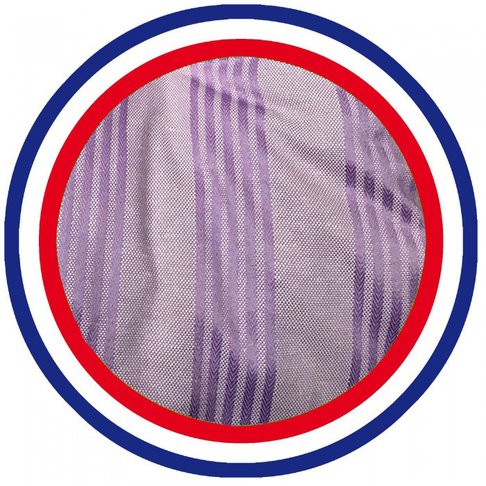 Coussin bain de soleil lignes mauves