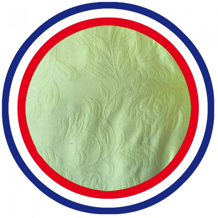 Coussin bain de soleil vert avec motifs de...