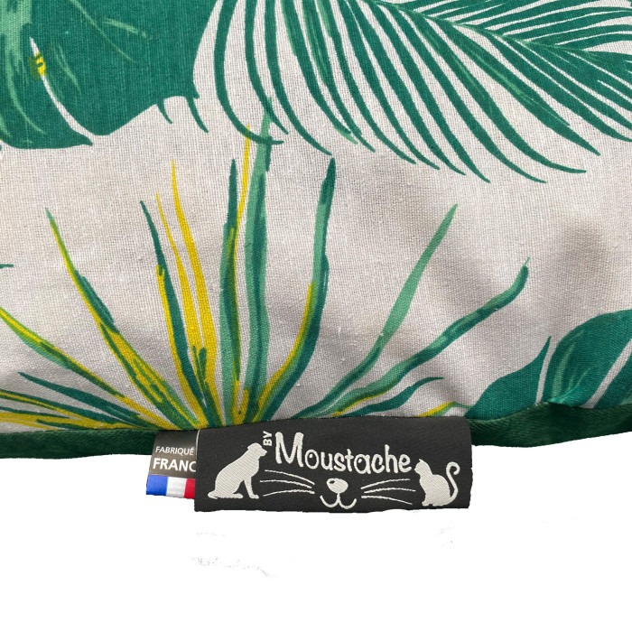 Maxi coussin pour chien fougères vertes 110x65 cm