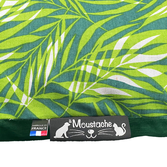 Maxi coussin pour chien feuilles de bambou...