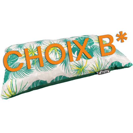 Choix B - Maxi coussin pour chien fougères vertes 110x65 cm