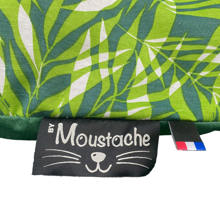 Coussin géant animaux feuilles bambou 130x80 cm