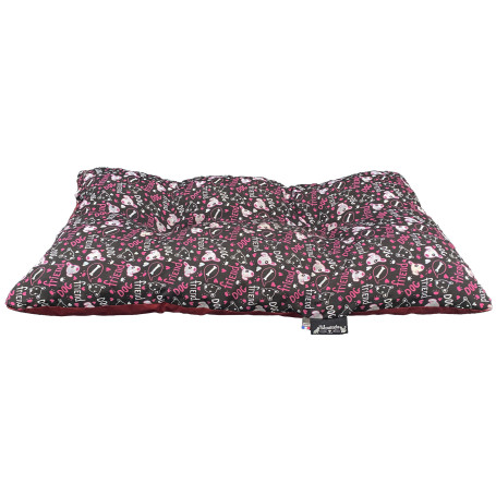 Coussin géant animaux Dog Friend rose 130x80 cm