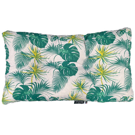 Coussin géant animaux fougères 130x80 cm