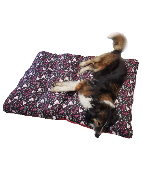 Coussin géant animaux feuilles bambou 130x80 cm