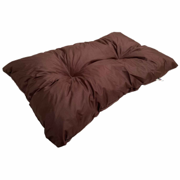 Coussin chien marron géant imperméable outdoor 140x80 cm