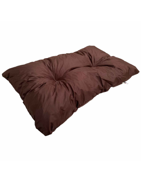 Coussin chien marron géant imperméable outdoor 140x80 cm