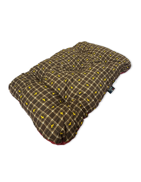 Grand coussin pour chiens et chats marron By Moustache