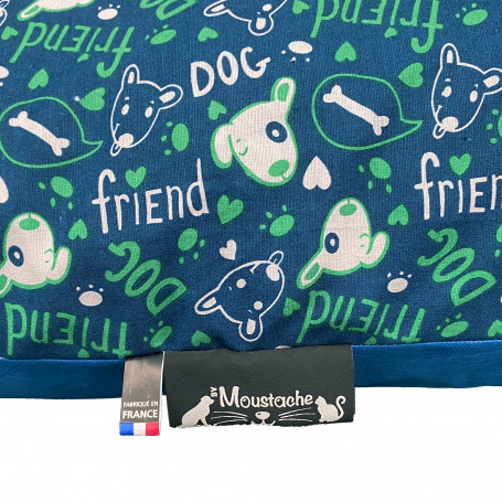 copy of Maxi coussin pour chien Dog Friend bleu 110x65 cm
